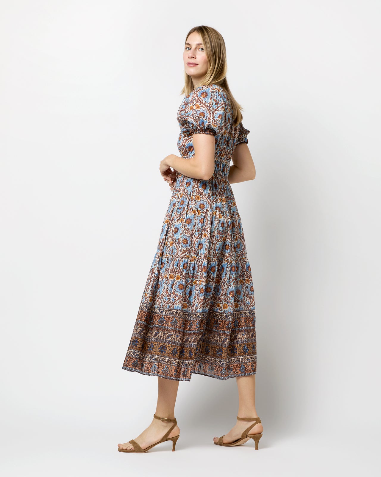 Ilana Dress in Caspia | Shop Ann Mashburn