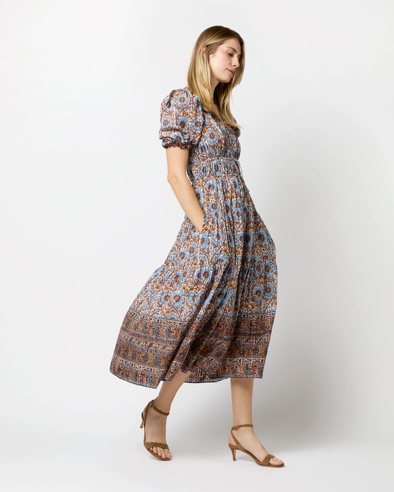 Ilana Dress in Caspia | Shop Ann Mashburn