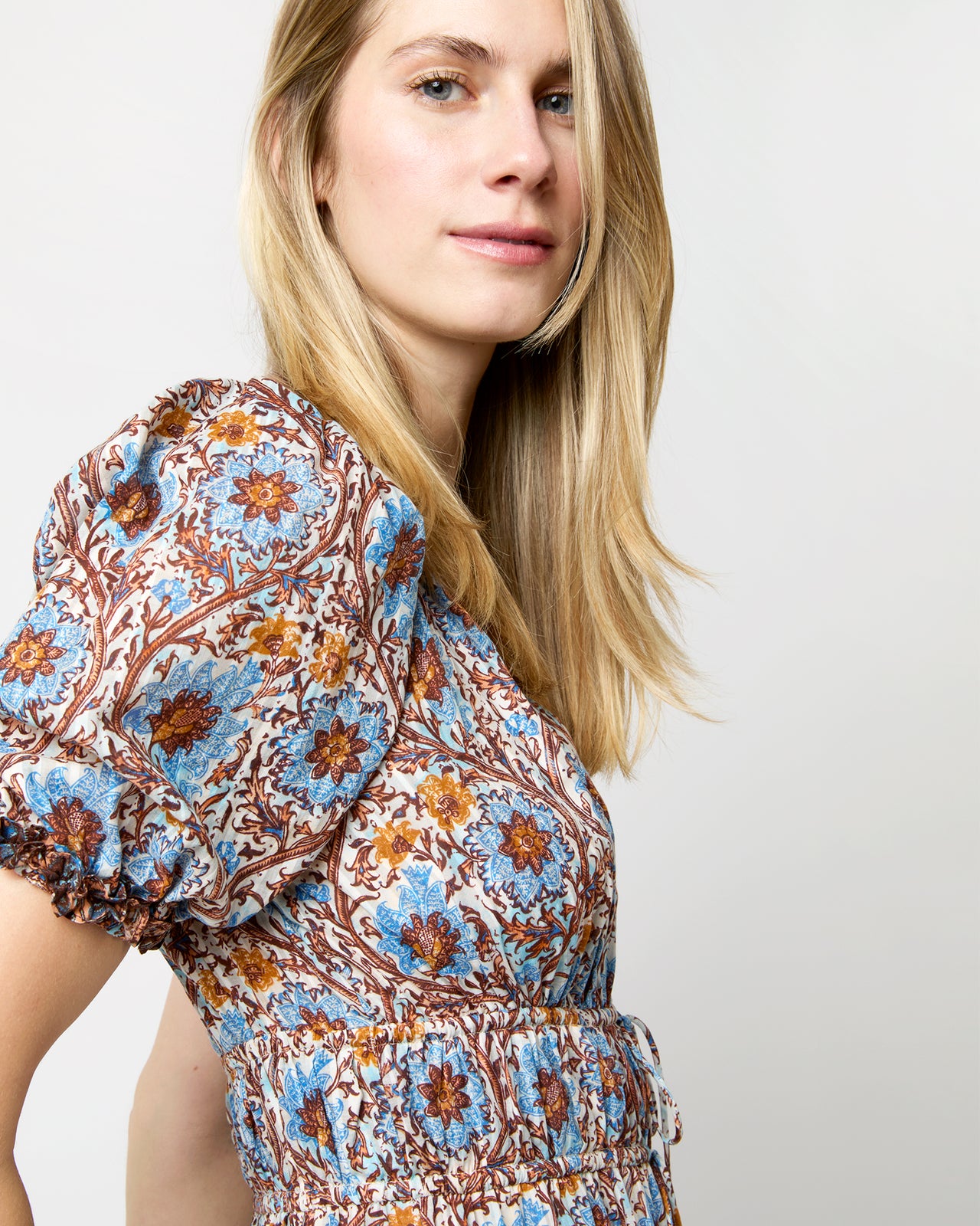 Ilana Dress in Caspia | Shop Ann Mashburn