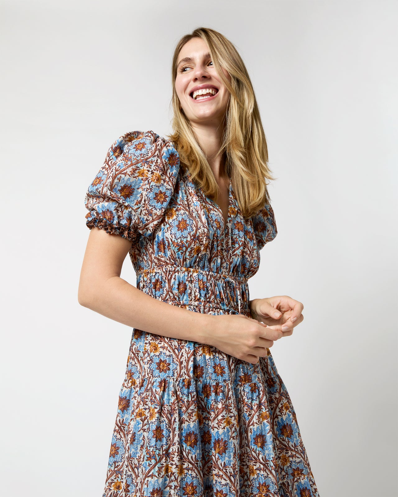 Ilana Dress in Caspia | Shop Ann Mashburn