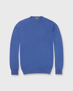 Fine-Gauge Crewneck Sweater in Delft Blue Escorial Wool