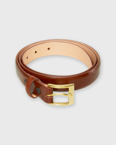 1" Belt in Medium Brown Calfskin