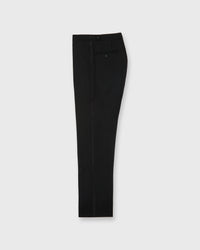 Tuxedo Trouser in Black Plainweave