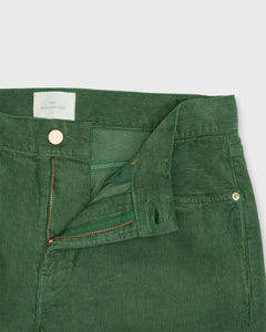 Slim Straight 5-Pocket Pant in Fern Garment-Dyed Corduroy