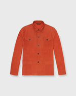 Load image into Gallery viewer, Military Jacket in Ginger Dry Waxed Poplin
