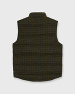 Load image into Gallery viewer, Cashball Vest in Brown/Spruce/Navy Plaid Harris Tweed
