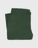 Load image into Gallery viewer, Garment-Dyed Sport Trouser in Spruce High Ridge Twill
