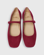 Load image into Gallery viewer, Square-Toe Mary Jane in Beet Suede
