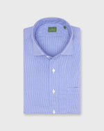 Load image into Gallery viewer, Spread Collar Sport Shirt in Ink Micro Gingham Poplin
