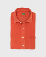 Load image into Gallery viewer, Spread Collar Sport Shirt in Ginger Corduroy
