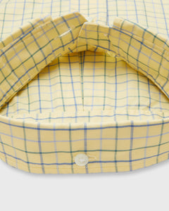 Button-Down Sport Shirt in Yellow/Pine/Peri Tattersall Poplin