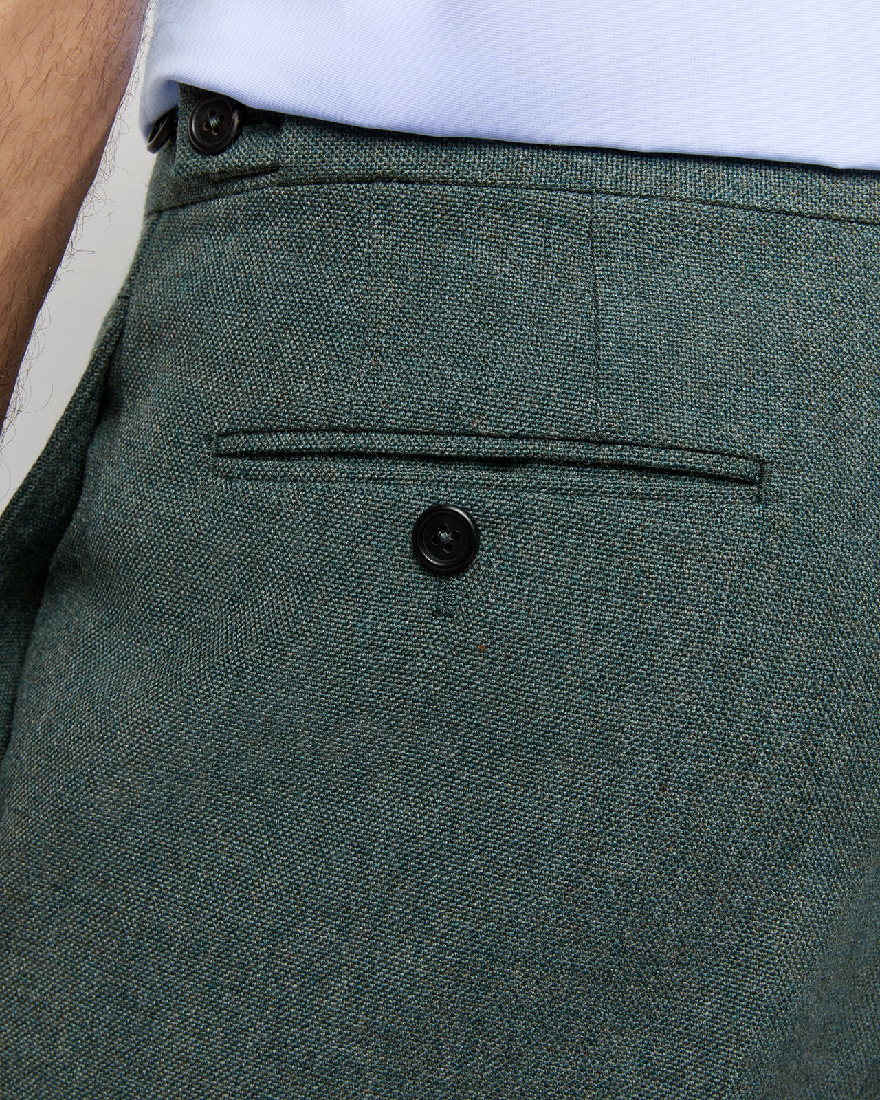 Side-Tab Dress Trouser in Meadow Country Cloth