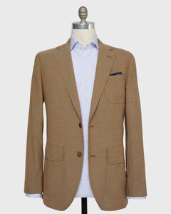 Ghost Blazer in Mocha Wool Quattro Hopsack