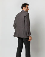 Load image into Gallery viewer, Virgil No. 2 Jacket in Brown/Blue Check Brushed Hopsack
