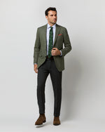 Load image into Gallery viewer, Kincaid No. 3 Jacket in Moss Mix Herringbone Tweed
