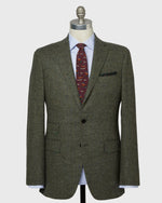 Load image into Gallery viewer, Kincaid No. 3 Jacket in Moss Mix Herringbone Tweed
