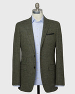 Load image into Gallery viewer, Kincaid No. 3 Jacket in Moss Mix Herringbone Tweed
