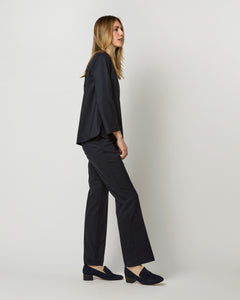 Alice Pant in Ink Tropical Wool