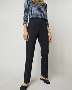 Alice Pant in Ink Tropical Wool