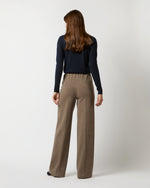 Load image into Gallery viewer, Maura Pull-On Pant in Heather Mink Wool Interlock
