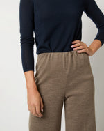 Load image into Gallery viewer, Maura Pull-On Pant in Heather Mink Wool Interlock
