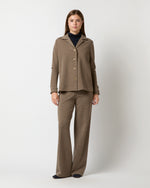 Load image into Gallery viewer, Sadie Shirt Jacket in Heather Mink Wool Interlock
