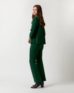 Load image into Gallery viewer, Camilla Top in Forest Double-Faced Stretch Wool Crepe
