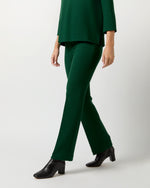 Load image into Gallery viewer, Camilla Top in Forest Double-Faced Stretch Wool Crepe
