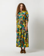 Load image into Gallery viewer, Classic Shirtwaist Maxi Dress in Multi Artists Bouquet Liberty Fabric
