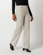 Load image into Gallery viewer, Coco Patch Pocket Jean in Stone Stretch Cord
