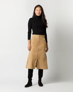 Load image into Gallery viewer, Elsa Riding Skirt in Camel Suede
