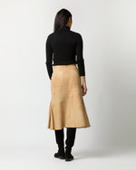 Load image into Gallery viewer, Elsa Riding Skirt in Camel Suede
