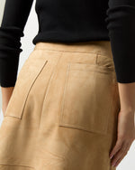 Load image into Gallery viewer, Elsa Riding Skirt in Camel Suede
