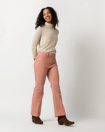 Load image into Gallery viewer, Kendall Flare 5-Pocket Jean in Rose Stretch Cord
