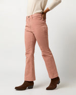 Load image into Gallery viewer, Kendall Flare 5-Pocket Jean in Rose Stretch Cord
