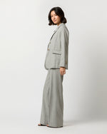 Load image into Gallery viewer, Maura Pull-On Pant in Grey Chalk Stripe Knit
