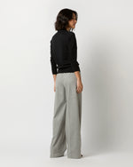 Load image into Gallery viewer, Maura Pull-On Pant in Grey Chalk Stripe Knit
