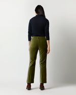 Load image into Gallery viewer, Kendall Flare 5-Pocket Jean in Sage Stretch Velveteen
