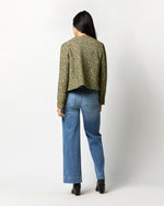 Load image into Gallery viewer, Megan Cardigan Jacket in Green/Multi Tweed
