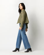 Load image into Gallery viewer, Megan Cardigan Jacket in Green/Multi Tweed
