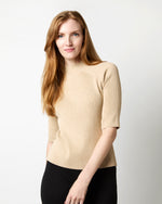 Load image into Gallery viewer, Mackenzie Sweater in Crema Cotton/Silk Yarn
