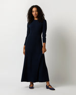 Load image into Gallery viewer, Addie Dress in Navy Techno Yarn
