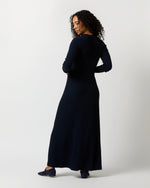 Load image into Gallery viewer, Addie Dress in Navy Techno Yarn
