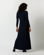 Load image into Gallery viewer, Addie Dress in Navy Techno Yarn
