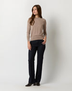 Load image into Gallery viewer, Alida Crewneck Sweater in Toast Cashmere
