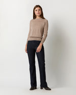 Load image into Gallery viewer, Alida Crewneck Sweater in Toast Cashmere
