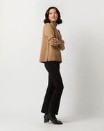 Load image into Gallery viewer, Lisette Turtleneck Sweater in Camel Cashmere
