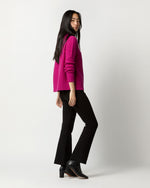 Load image into Gallery viewer, Elsey Funnel-Neck Sweater in Magenta Cashmere
