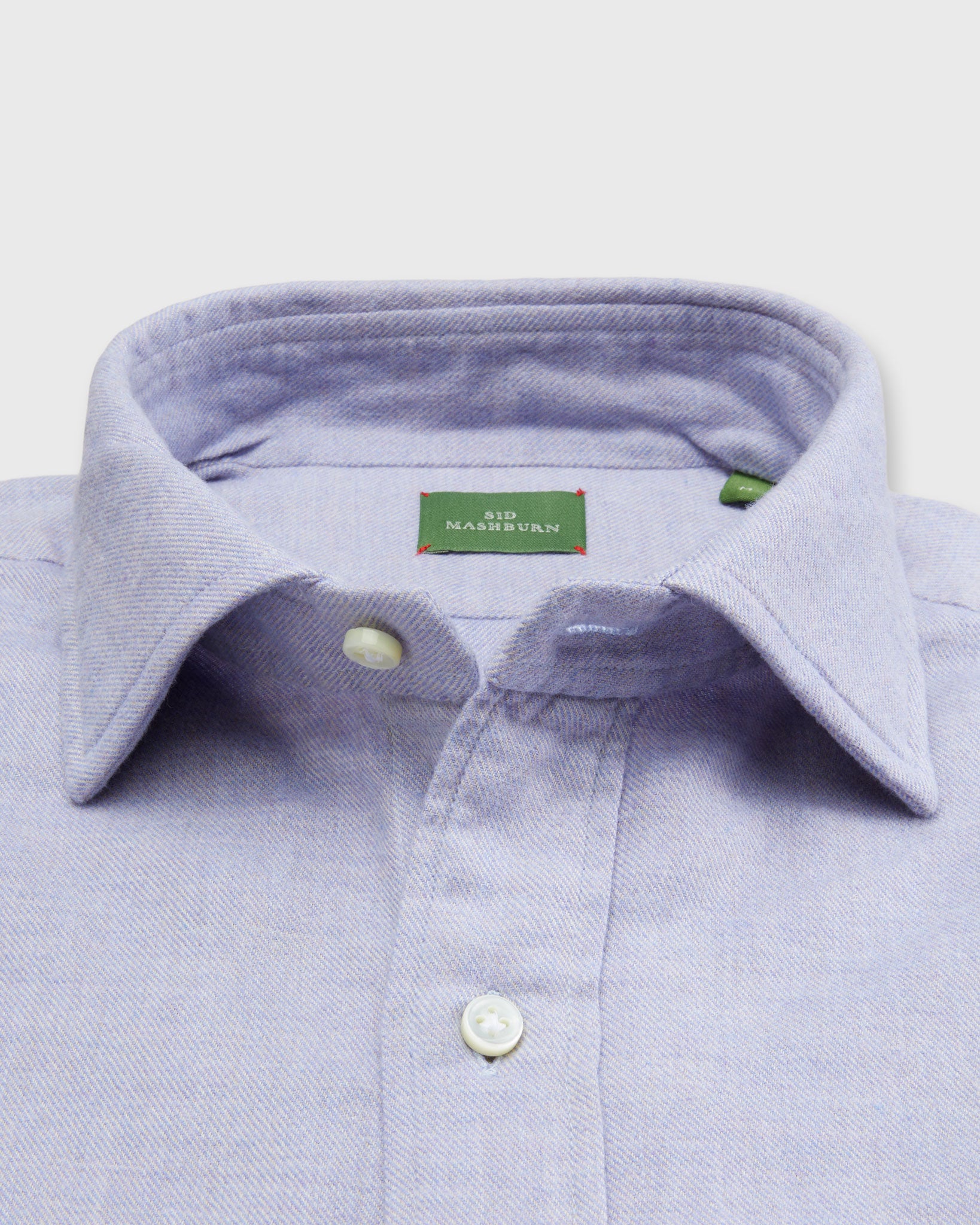 Otto Handmade Sport Shirt in Lavender Flannel