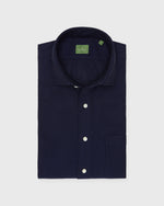 Load image into Gallery viewer, Spread Collar Sport Shirt in Navy Cellulare
